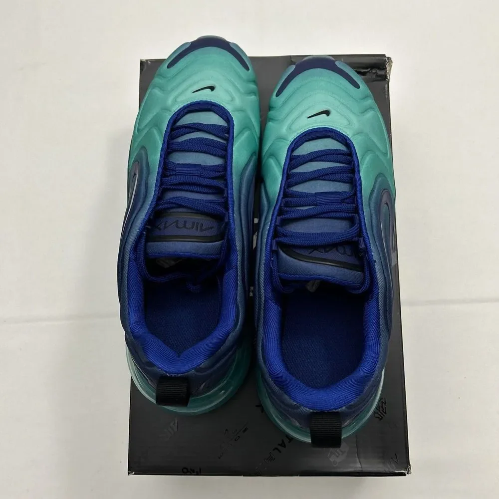 Nike Air Max 720 Youth‎ 6.5 Sea Forest Deep Royal Blue 2951